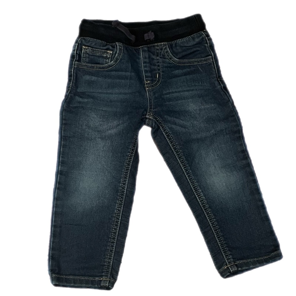Flapdoodles Boys Blue Denim Jeans Classic Style, Sz 2T